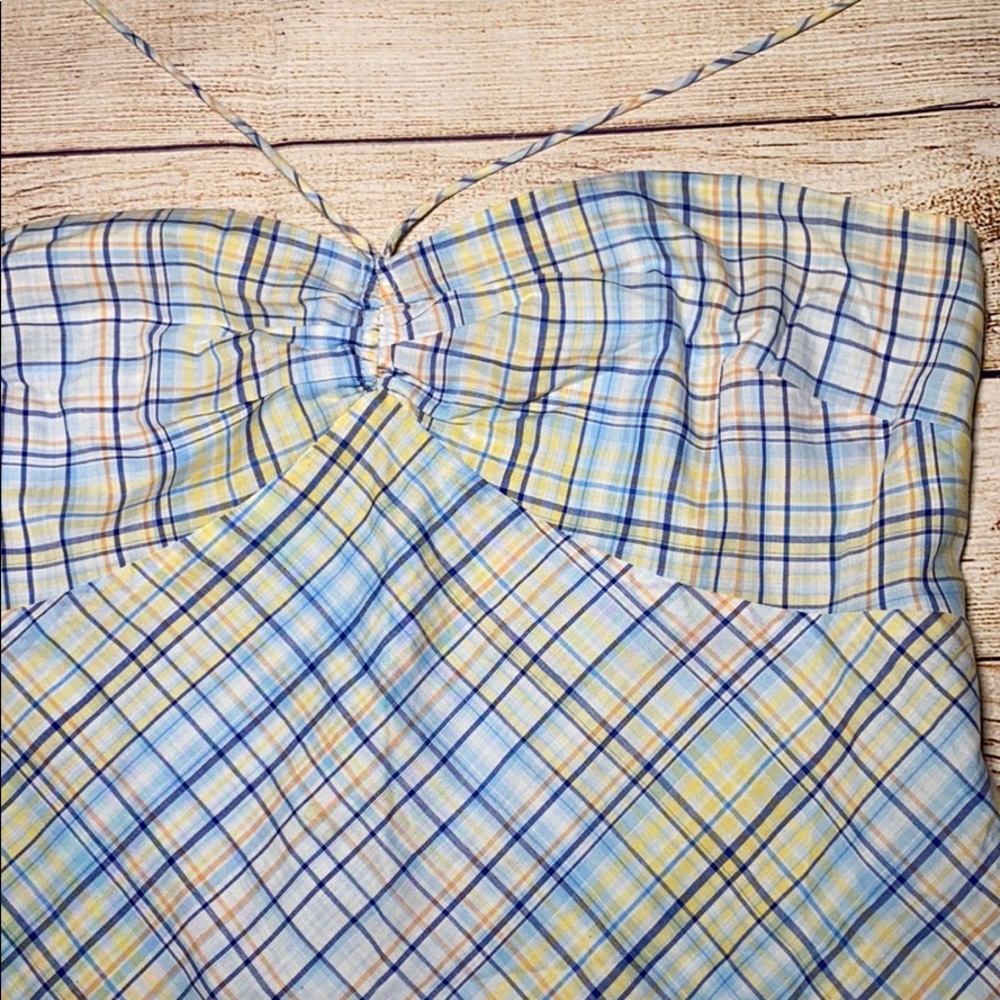 Loft Plaid Halter Dress size 10 - Picture 9 of 10